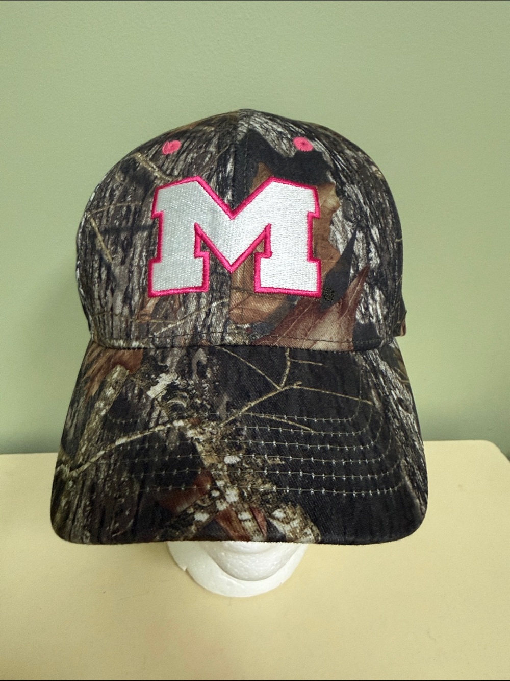 University of Michigan Cammo & Pink Adjustable Hat by Captivating Headgear